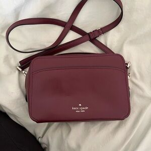 Kate Spade Deep Red Crossbody Bag